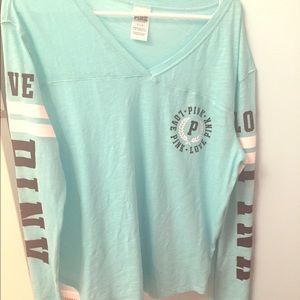 Long sleeve pink shirt