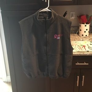 Fleece Breast Cancer Vest