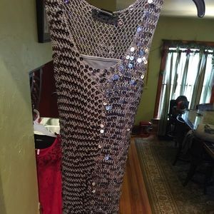 Nice silver sequin dress