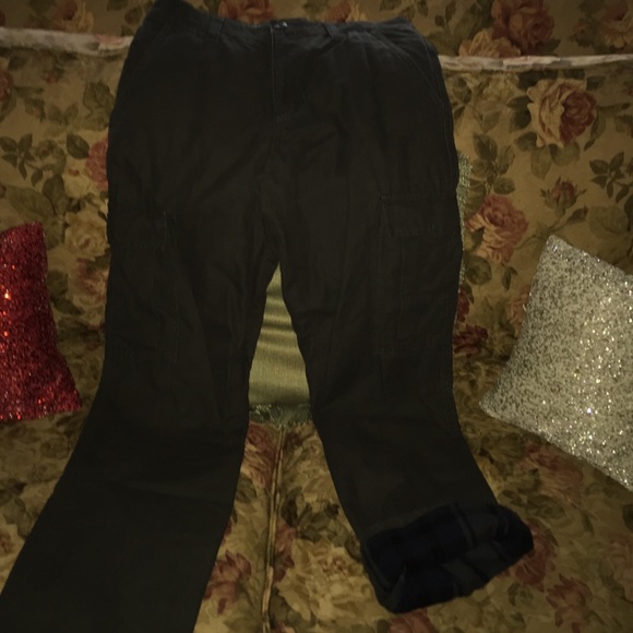 Men's insulated charcoal gray pants - Picture 1 of 3