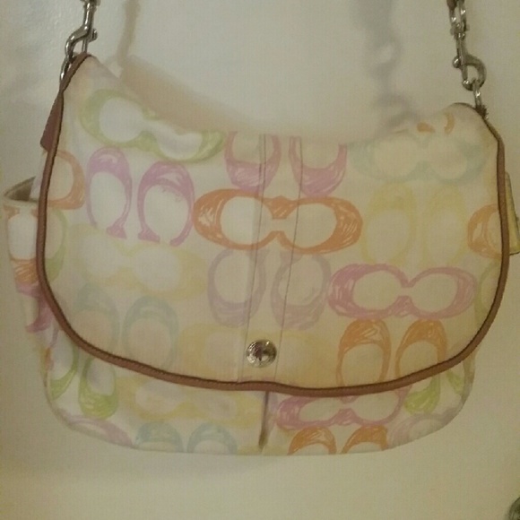 Coach scribble messenger bag