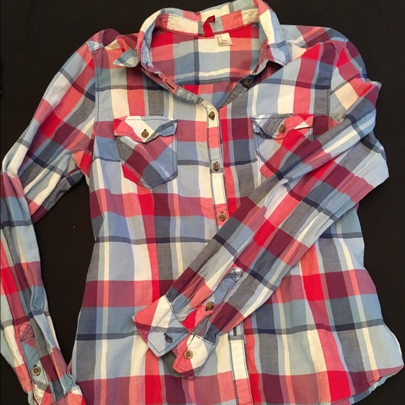 Plaid Button Up Shirt