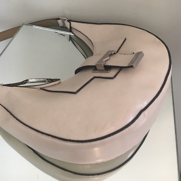 MONDANI Bone Leather moon shaped hobo with silver - Picture 2 of 4