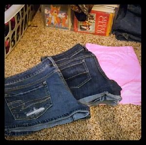 American Eagle and JCP short bundle