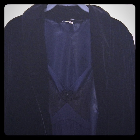 Floor length night gown with matching robe