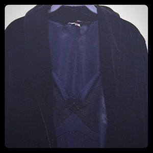 Floor length night gown with matching robe