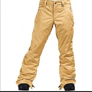 NEW - Burton Women's Snowboard Pants (small -gold)