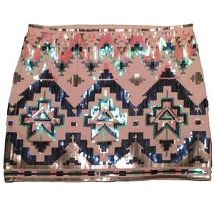 (NWOT) EXPRESS Sequin Mini Skirt: NEGOTIABLE