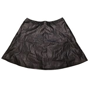 (NWT)*PRICE REDUCED*LOFT High-Waist Pleather Skirt