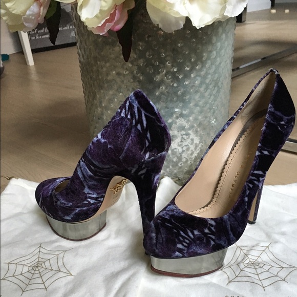 SOLD-Charlotte Olympia stilettos - Picture 1 of 4