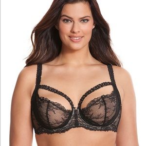 Strappy Lace Balconette Bra