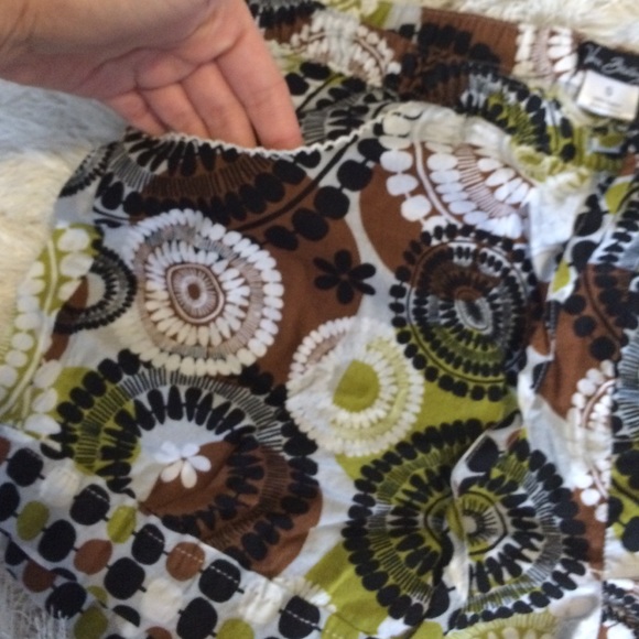 Vera Bradley Cocoa Moss Pajama Sleep Shorts Summer - Picture 3 of 3