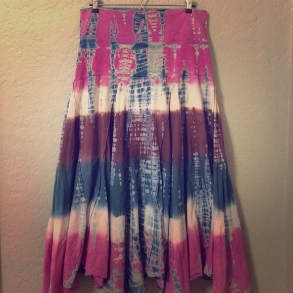 Solitaire Dresses & Skirts - Tie Dye Maxi Skirt