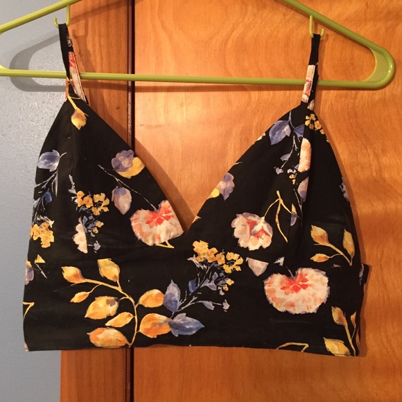 Floral crop top