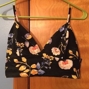 Floral crop top