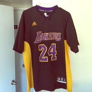 Kobe Bryant jersey black with  sleeves