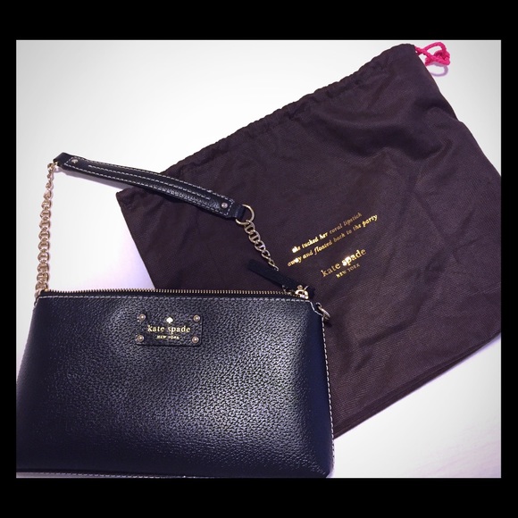❤️ Kate Spade black shoulder purse