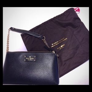 ❤️ Kate Spade black shoulder purse