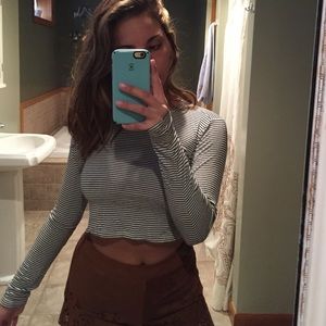 Stripped crop top
