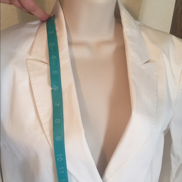 🎉SOLD🎉Escada Sport 42 Blazer White Suit Jacket - Picture 4 of 4