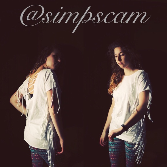 Urban Outfitters Tops - UO Festival "Urban Renewal" Fringe T-Shirt