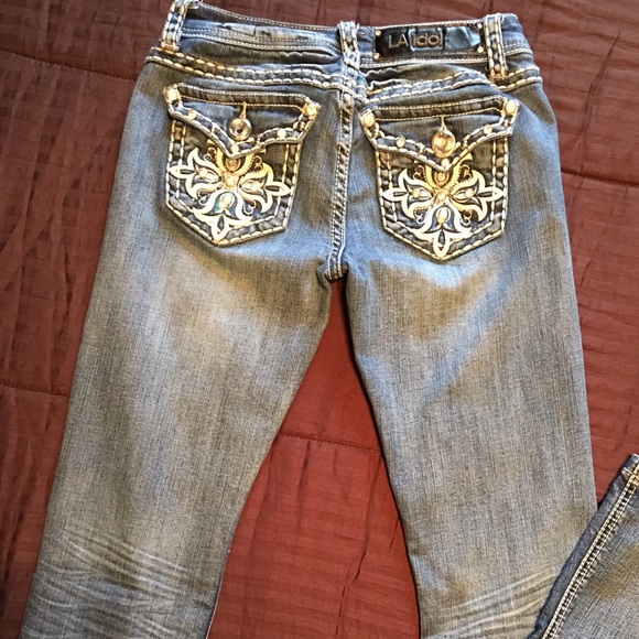 LA Idol medium wash jeans