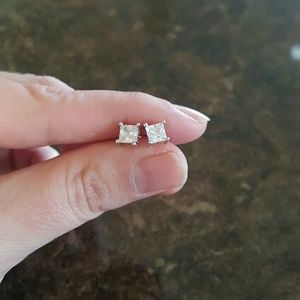 925 1 karat CZ earings