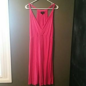 Lane Bryant Pink Braided Sundress