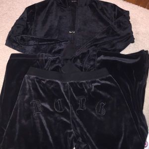 Black BCBG MaxAzria sweat suit