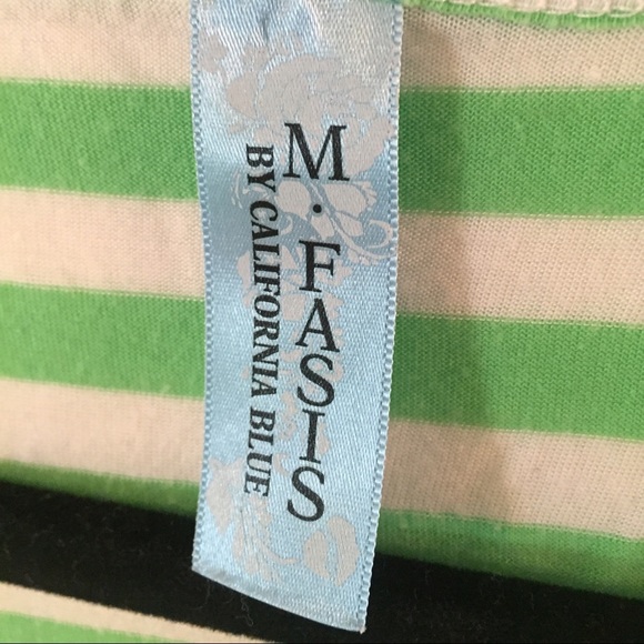 Green & White Racerback Tanktop - Picture 2 of 2