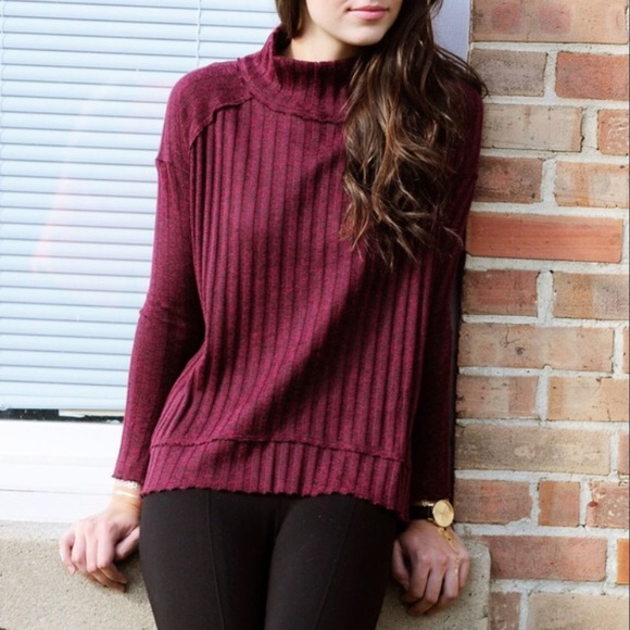 Free people mock neck