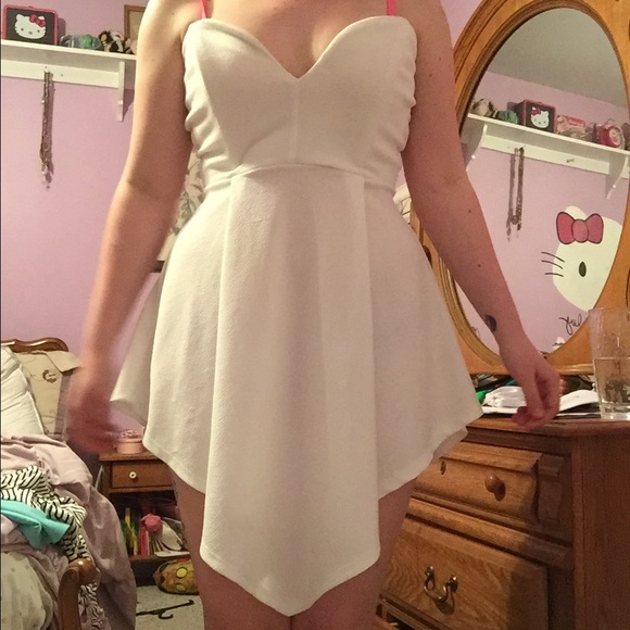 White formal dress