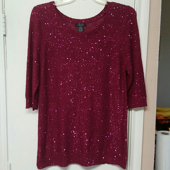 Pink sequin shirt - Picture 1 of 4