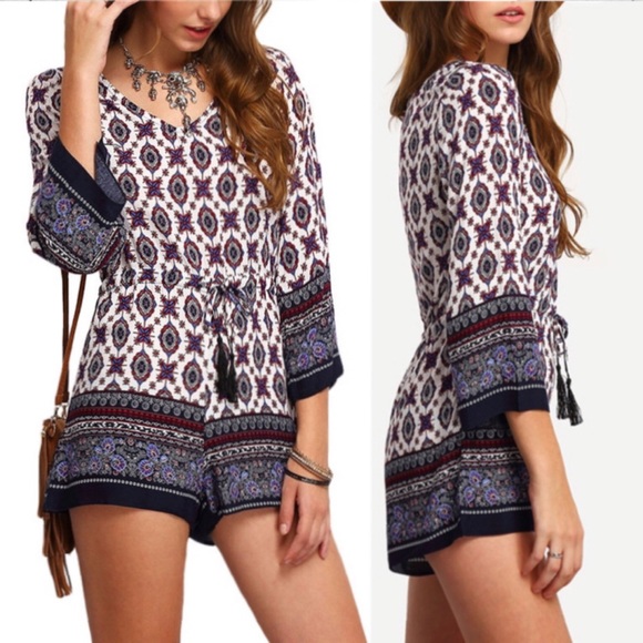 Bohemia printed romper 010 - Picture 3 of 3