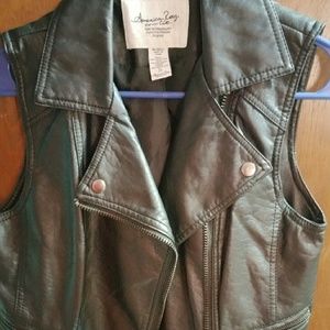 Leather vest