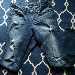 Size 8 regular distressed skinny jeans