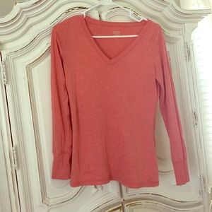 Mossimo long sleeve V neck Tee