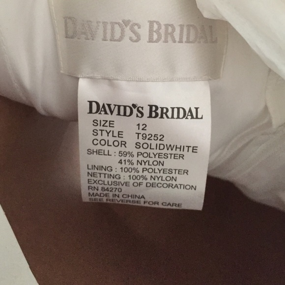 Final price 💍 David's Bridal T9252 Wedding Dress - Picture 3 of 4