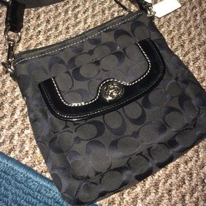 Coach cross body satchel