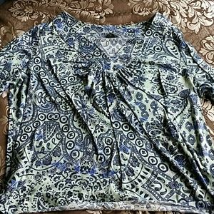 3x mid sleave faded glory shirt