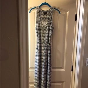 Rampage Black, grey and white Maxi Dress sz M