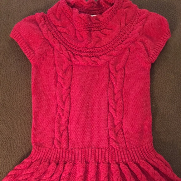 Red toddler dress