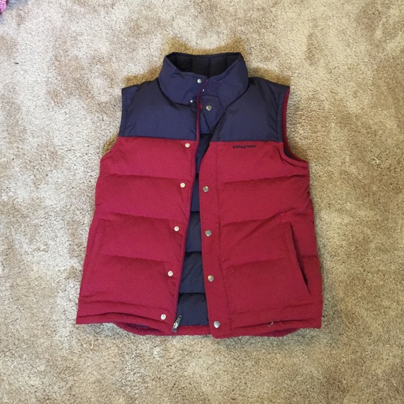 Men's Patagonia Bivy Down Vest. Small.