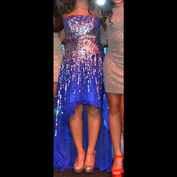 High low Sherri hill prom dress - Picture 4 of 4