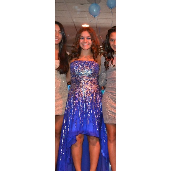 High low Sherri hill prom dress - Picture 3 of 4