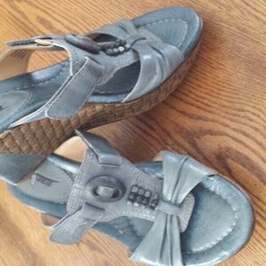 Earth sexy wedge retro sandal