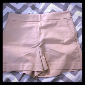 Baby pink, high waisted shorts