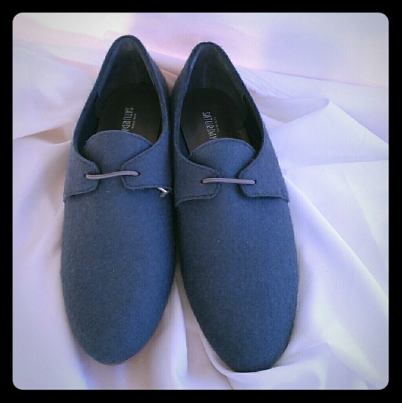 kate spade Shoes - Kate Spade Saturday felt blue gray oxford shoes