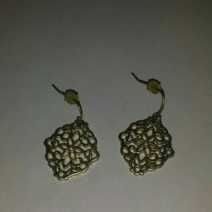 Gold lia sophia earrings
