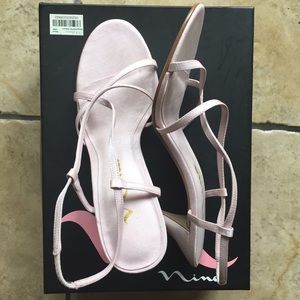 Nina Women's Vanny Pink Metallics Heels